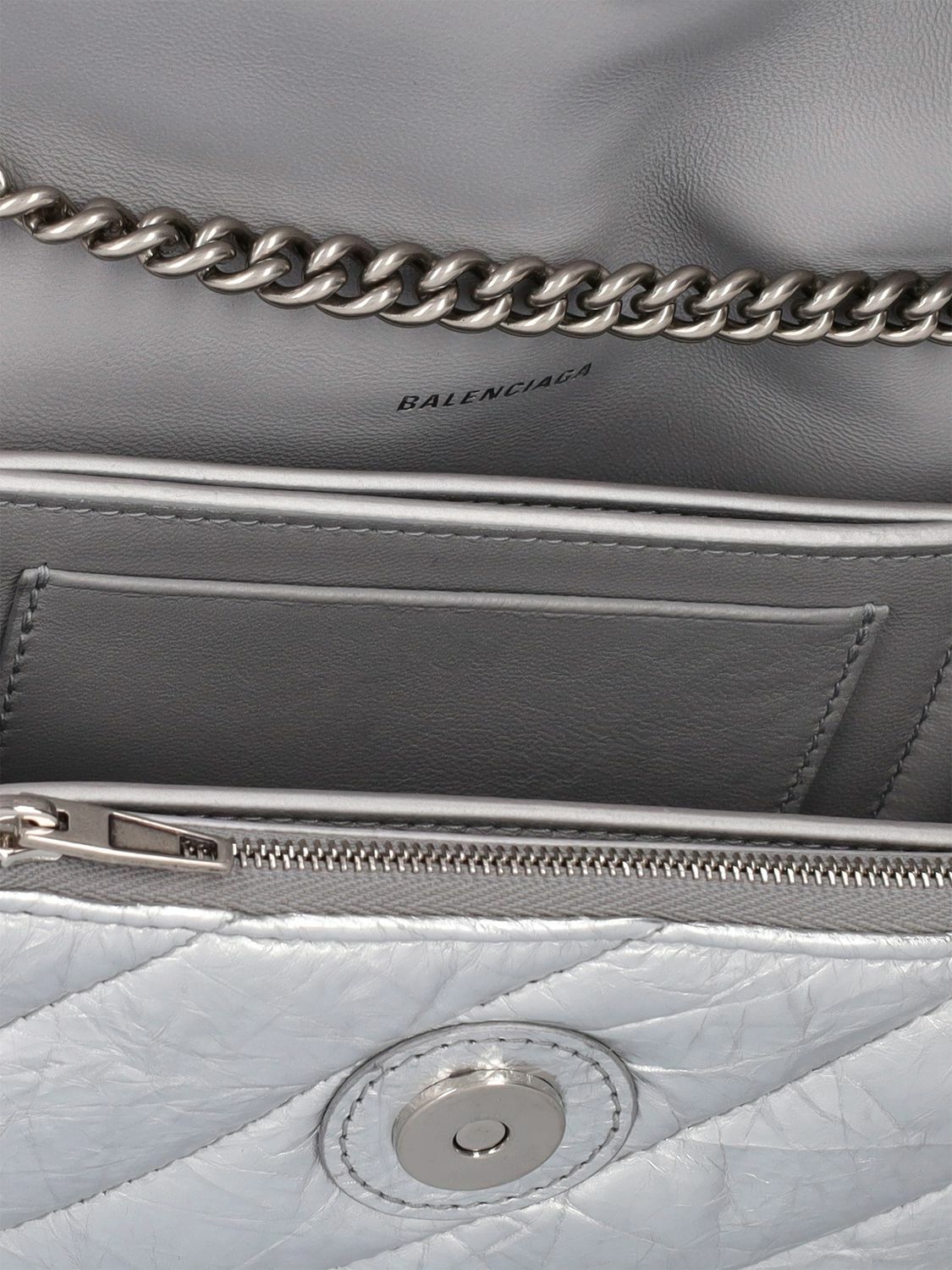 BALENCIAGA - Crush Xs Quilted Leather Shoulder Bag