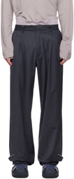 Kiko Kostadinov Navy Bendix Tailored Trousers