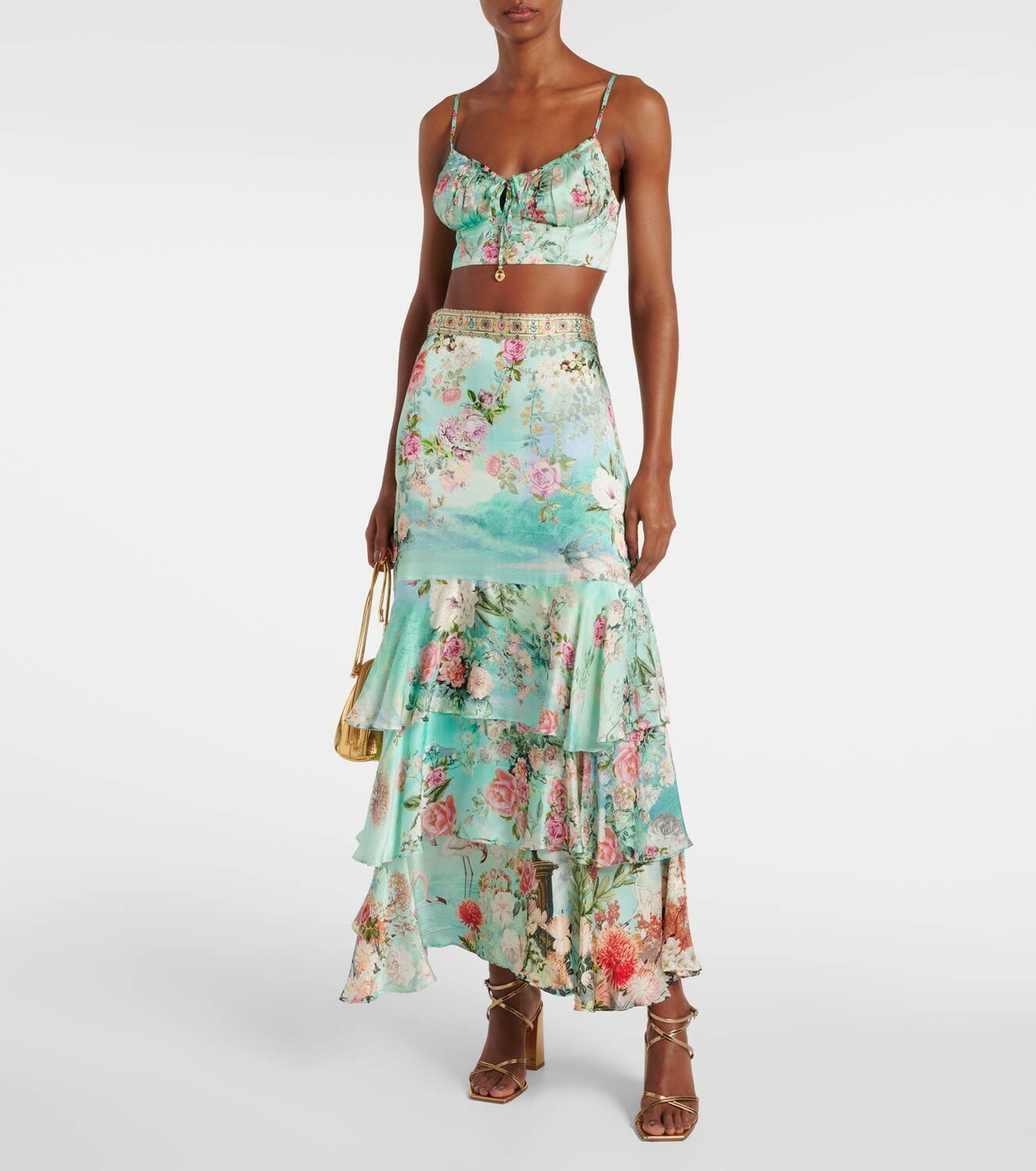 Kalika Ruffled Maxi Skirt main image 1