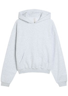 Skims Cotton-blend Hooded Sweatshirt Light Grey