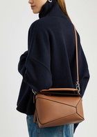 Loewe Puzzle Edge Small Leather top Handle bag - Tan - One Size