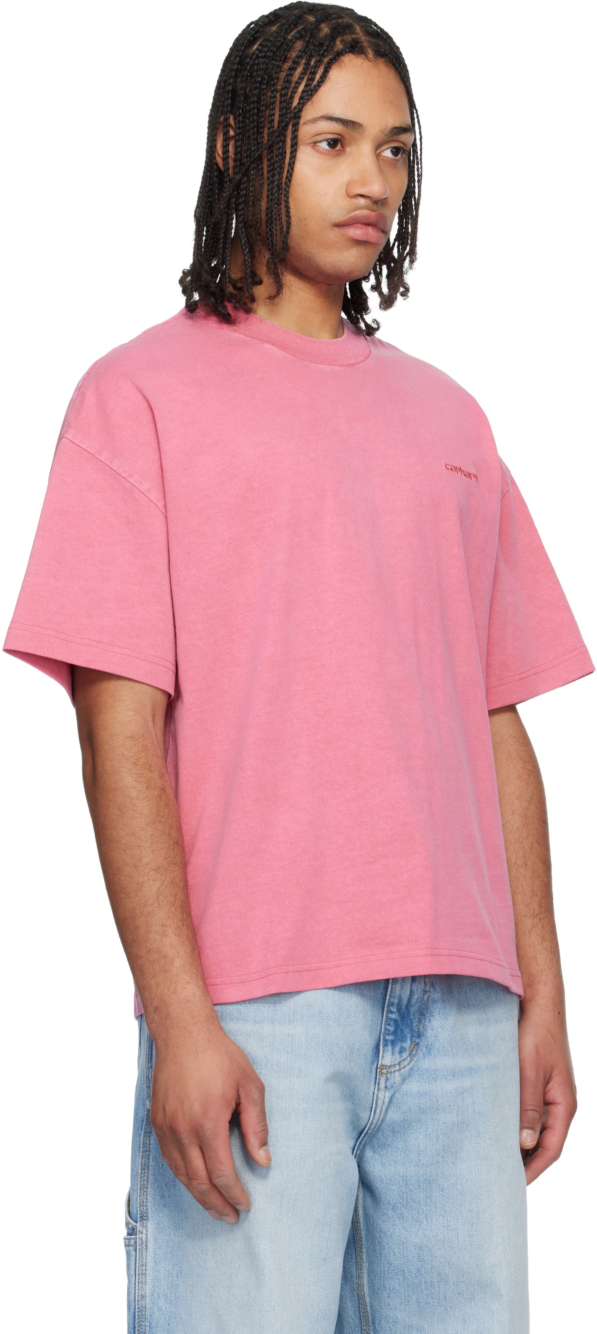 Carhartt Work In Progress Pink Benton T-shirt
