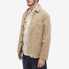 Universal Works Men's Corduroy Bakers Jacket in Stone