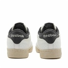 Reebok Men's Club C Sneakers in White/Black
