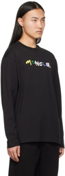 Moncler Black Printed Long Sleeve T-Shirt