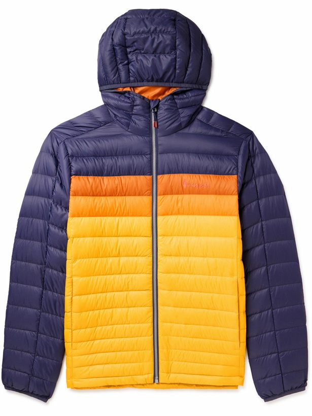 Photo: Cotopaxi - Fuego Slim-Fit Quilted Shell Hooded Down Jacket - Blue