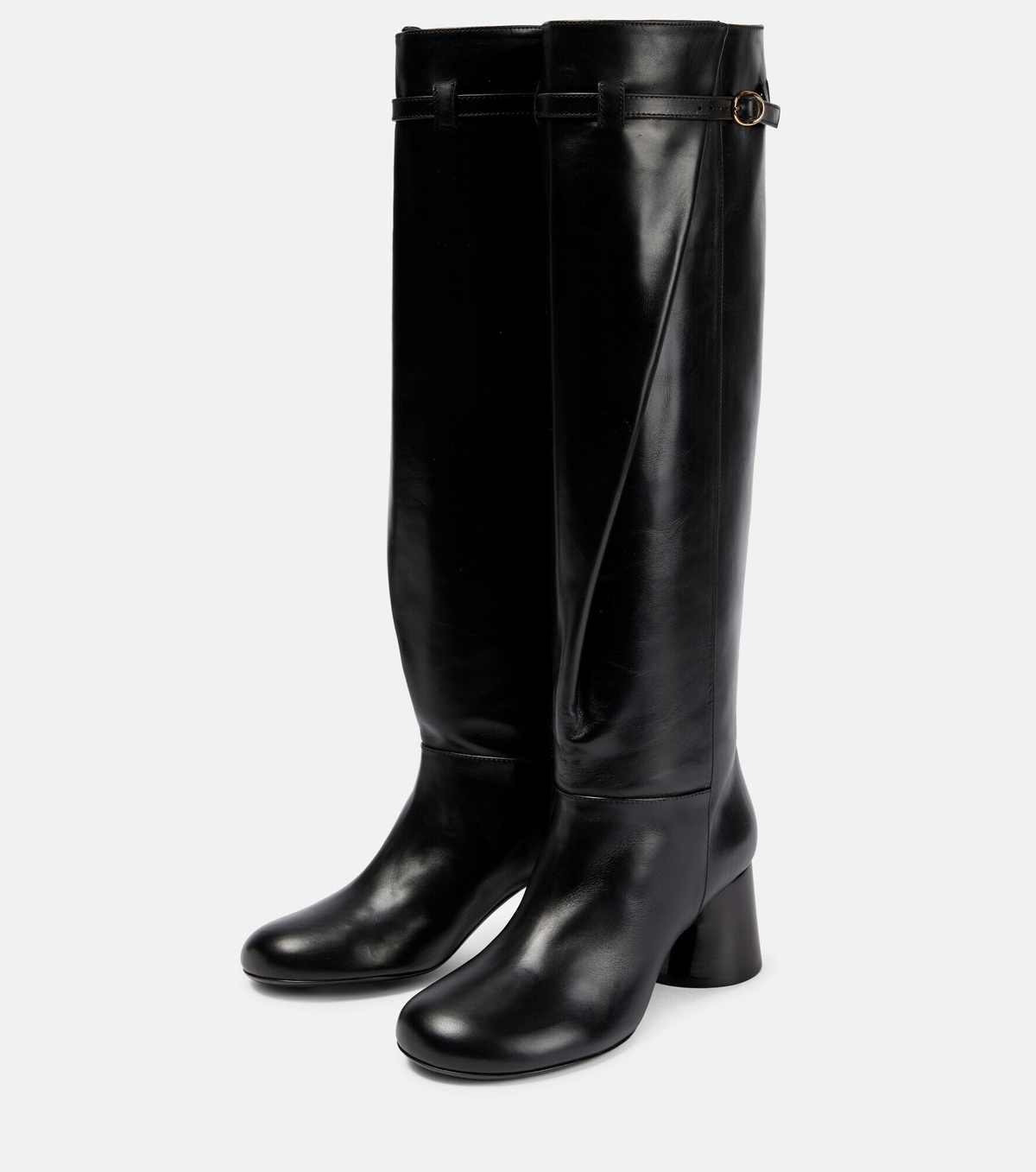 Khaite - Admiral leather knee-high boots