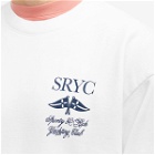Sporty & Rich Men's Yacht Club Crew Sweat in White/Navy