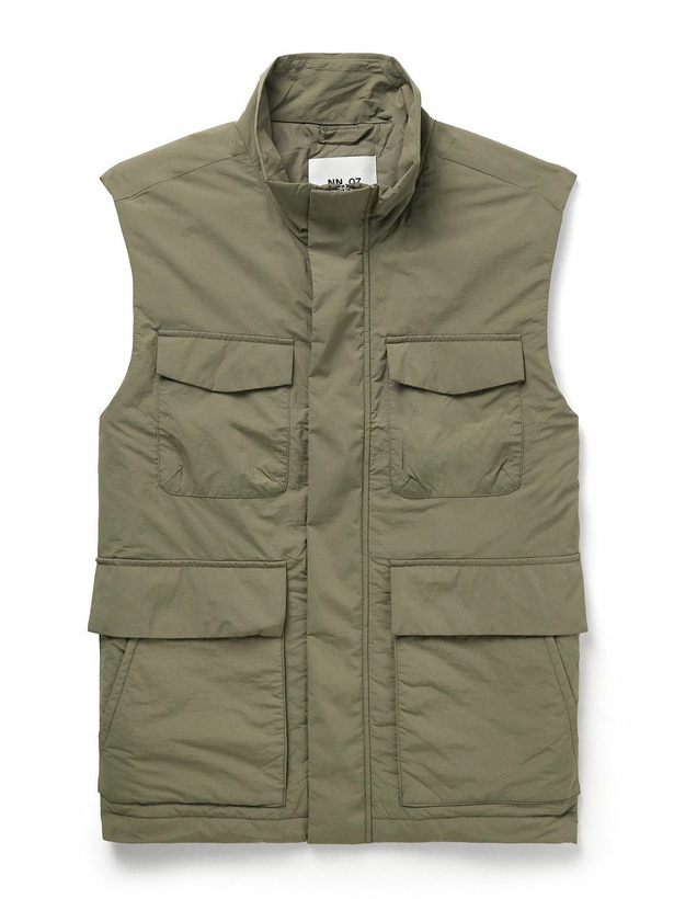 Photo: NN07 - Perry 8280 Recycled-Shell Gilet - Green