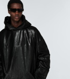Balenciaga - Leather pullover jacket