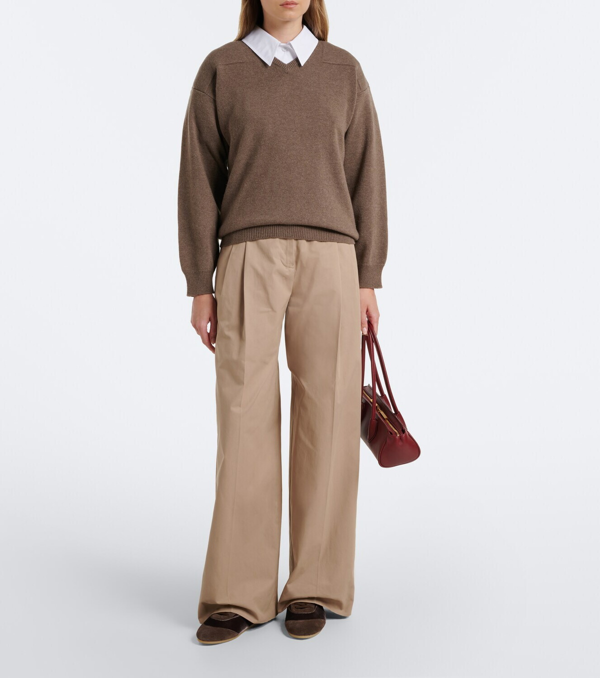 Jil Sander Etage suede-trimmed velvet sneakers