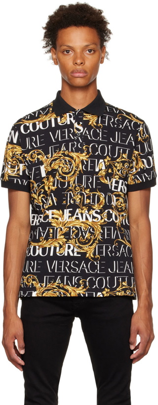 Photo: Versace Jeans Couture Black Garland Polo