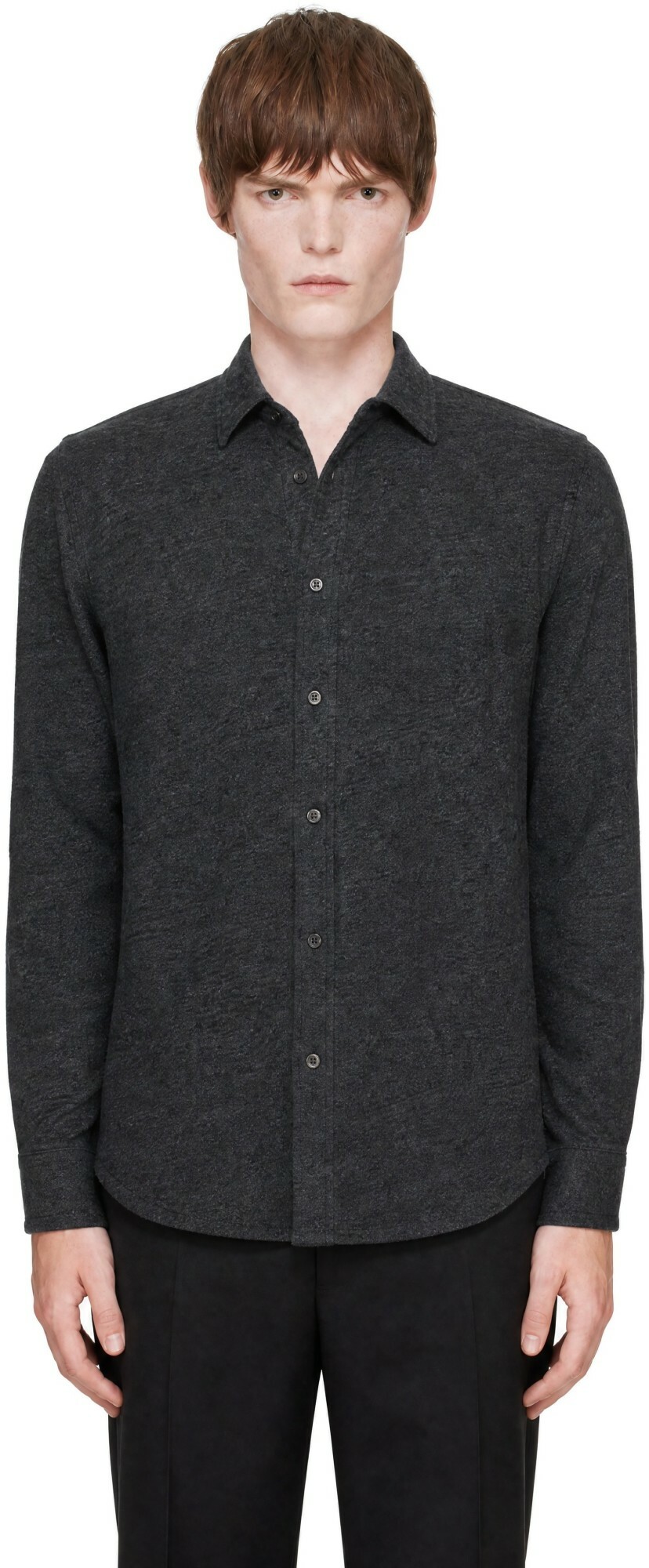 Lady White Co. Gray Crater Wool Shirt