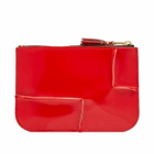 Comme des Garçons Wallet SA8100RH Reversed Hem Wallet in Red 