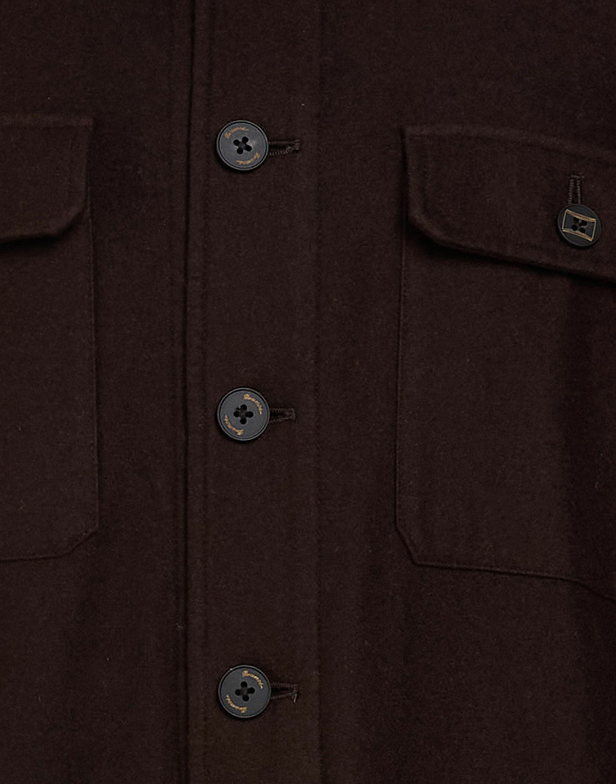Drumohr Mens Jacket Dark in Brown