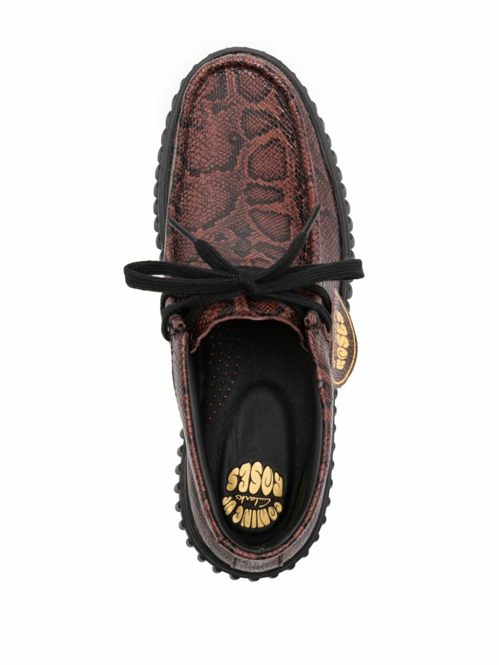 Martine Rose Brown Lace-Up Ankle Boots