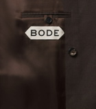 Bode Double-breasted linen blazer