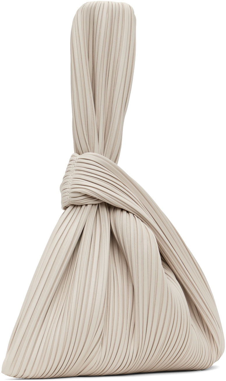 Nanushka Off-White Jen Vegan Leather Clutch