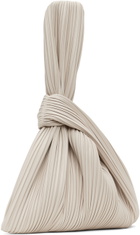 Nanushka Off-White Jen Vegan Leather Clutch