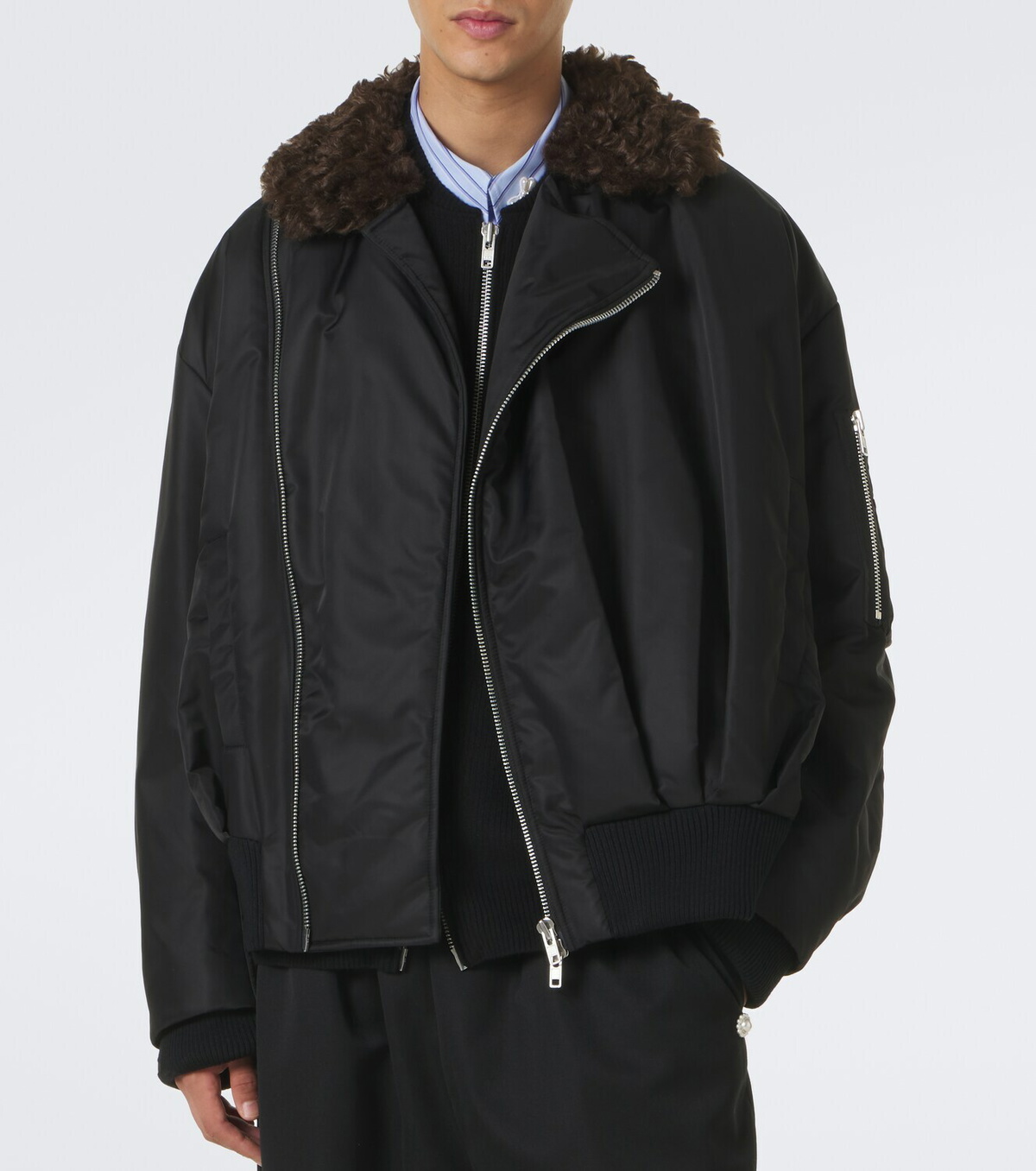 Simone Rocha Asymmetric blouson jacket