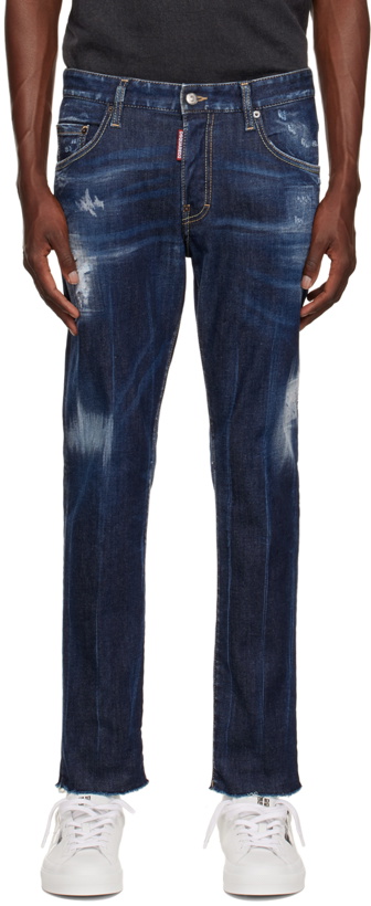 Photo: Dsquared2 Navy Skater Jeans