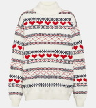 The Upside St Moritz Clementine intarsia cotton sweater