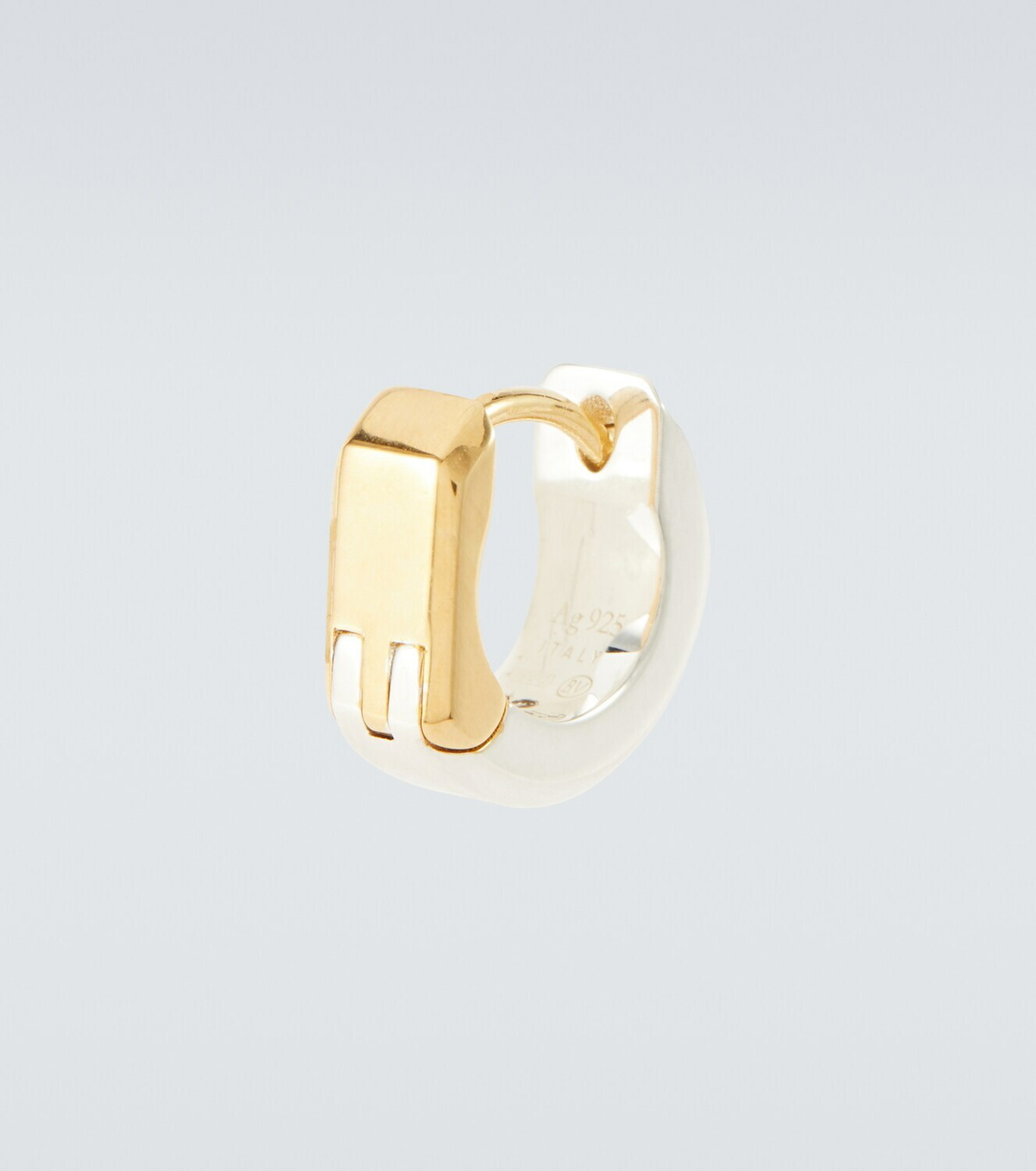 Bottega Veneta Hinge 18k gold-plated and sterling silver earrings