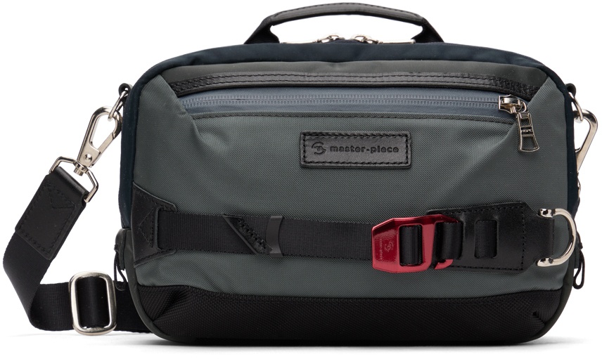 Photo: master-piece Gray & Navy Potential 2WAY Mini Bag