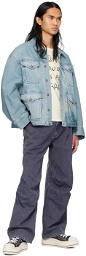 R13 Indigo Glen Carpenter Jeans