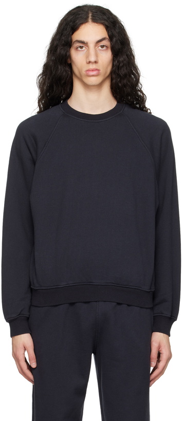 Photo: AURALEE Black Smooth Soft Sweatshirt