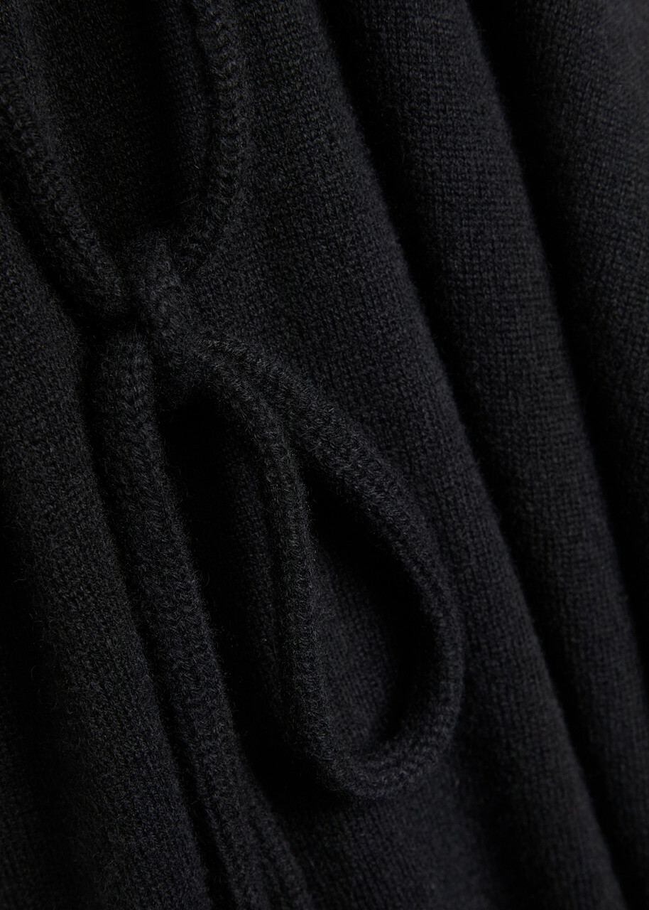 Lisa Yang Tilde Belted Cashmere Maxi Dress Black