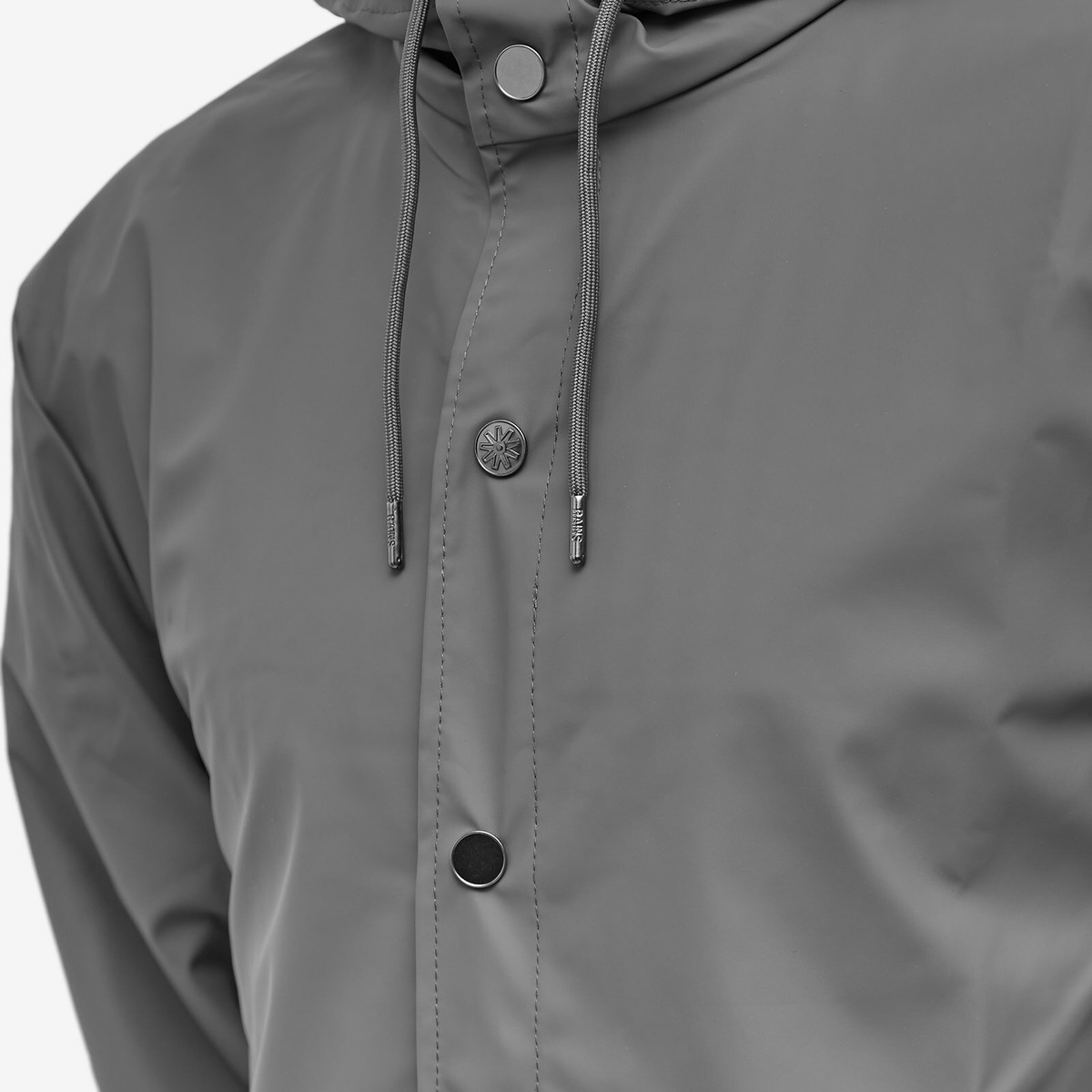 Rains Men's Long Jacket in Grey Rains