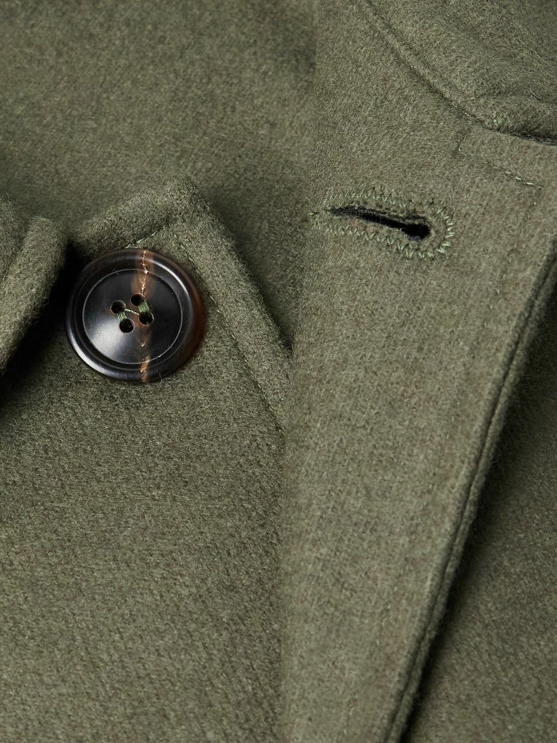 Ghiaia Cashmere - Wool-Flannel Jacket - Green