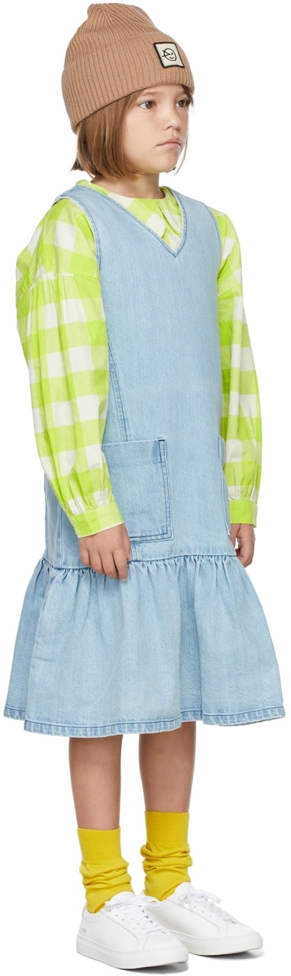 wynken denim dress WYNKEN MID BLUE DENIM LAPIN DRESS BellaKidsNY