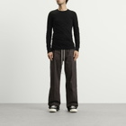 Rick Owens Men's Double Layer Long Sleeve T-Shirt in Black