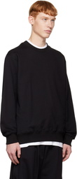 Wooyoungmi Black Bonded Sweatshirt