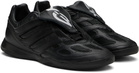 Y-3 Black Leather Predator Precision Sneakers