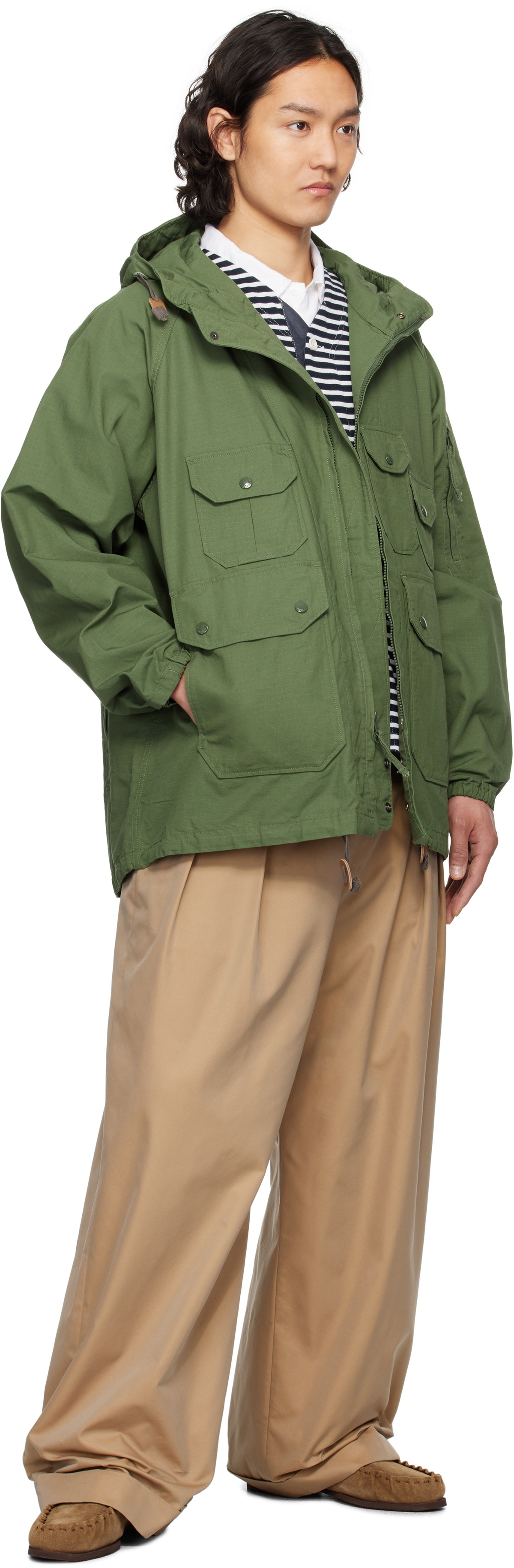 Engineered Garments Khak Atlantic Parka Engineered Garments