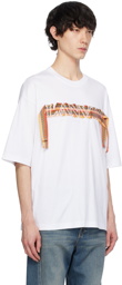 Lanvin White Curb Lace T-Shirt