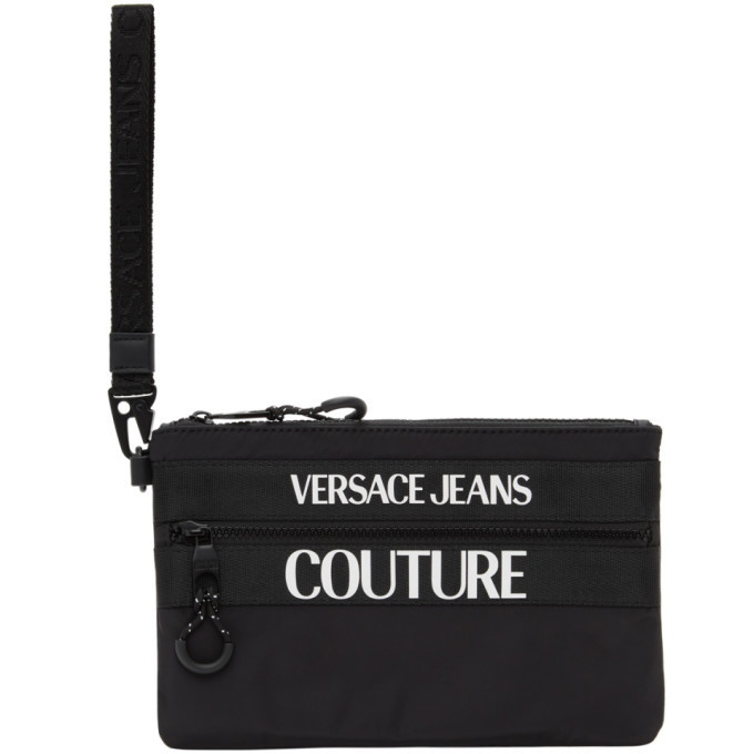 Photo: Versace Jeans Couture Black Logo Pouch