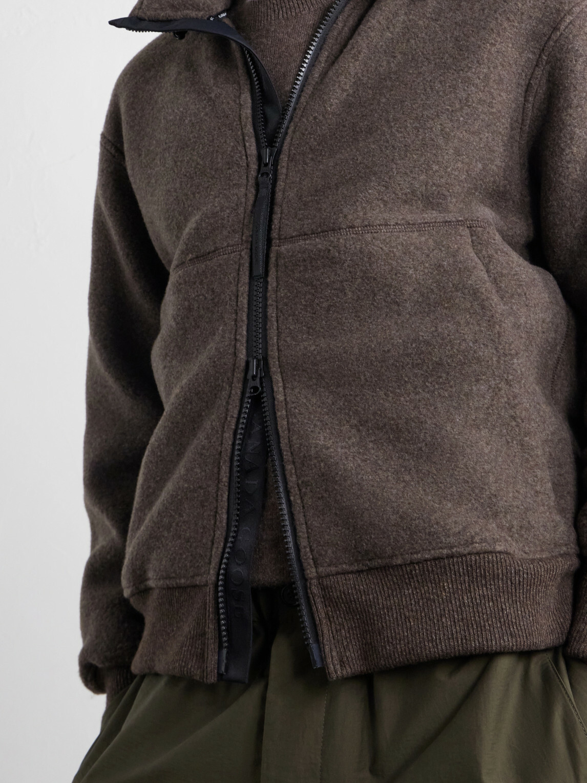 Canada Goose - Chilliwack Hooded Wool-Blend Fleece Bomber Jacket - Brown