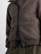 Canada Goose - Chilliwack Hooded Wool-Blend Fleece Bomber Jacket - Brown