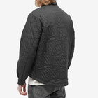 Represent Men's Initial Quilted Overshirt in Black