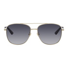 Gucci Gold Aviator Sunglasses