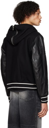 Givenchy Black Hooded Bomber