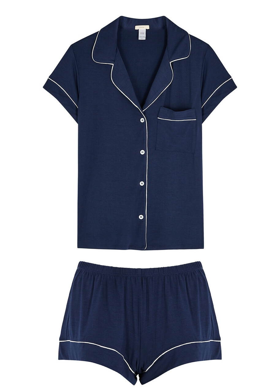 Eberjey Gisele Stretch-jersey Pyjama set Navy