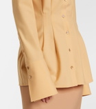 Mugler Pleated shirt