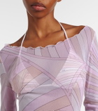 Pucci Iride tulle top