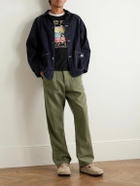 OrSlow - Fatigue Straight-Leg Cotton-Sateen Trousers - Green