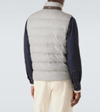 Herno Down-paneled silk and cashmere vest